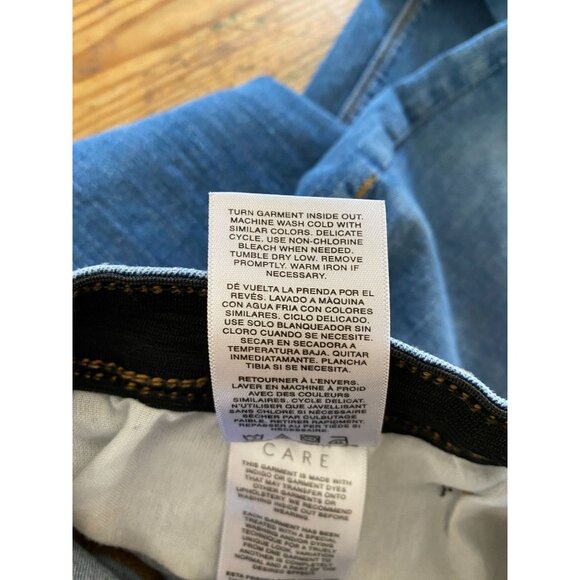 Curve Appeal Womens Mid‎ Rise Slim Fit Jeans 10/30 Medium Wash Denim Stretch - Picture 6 of 8